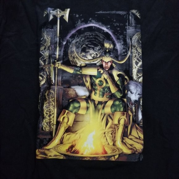 Marvel Loki on Throne T-shirt - Picture 7 of 9